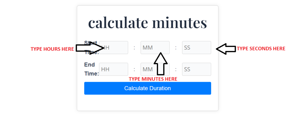 Calculate Minutes